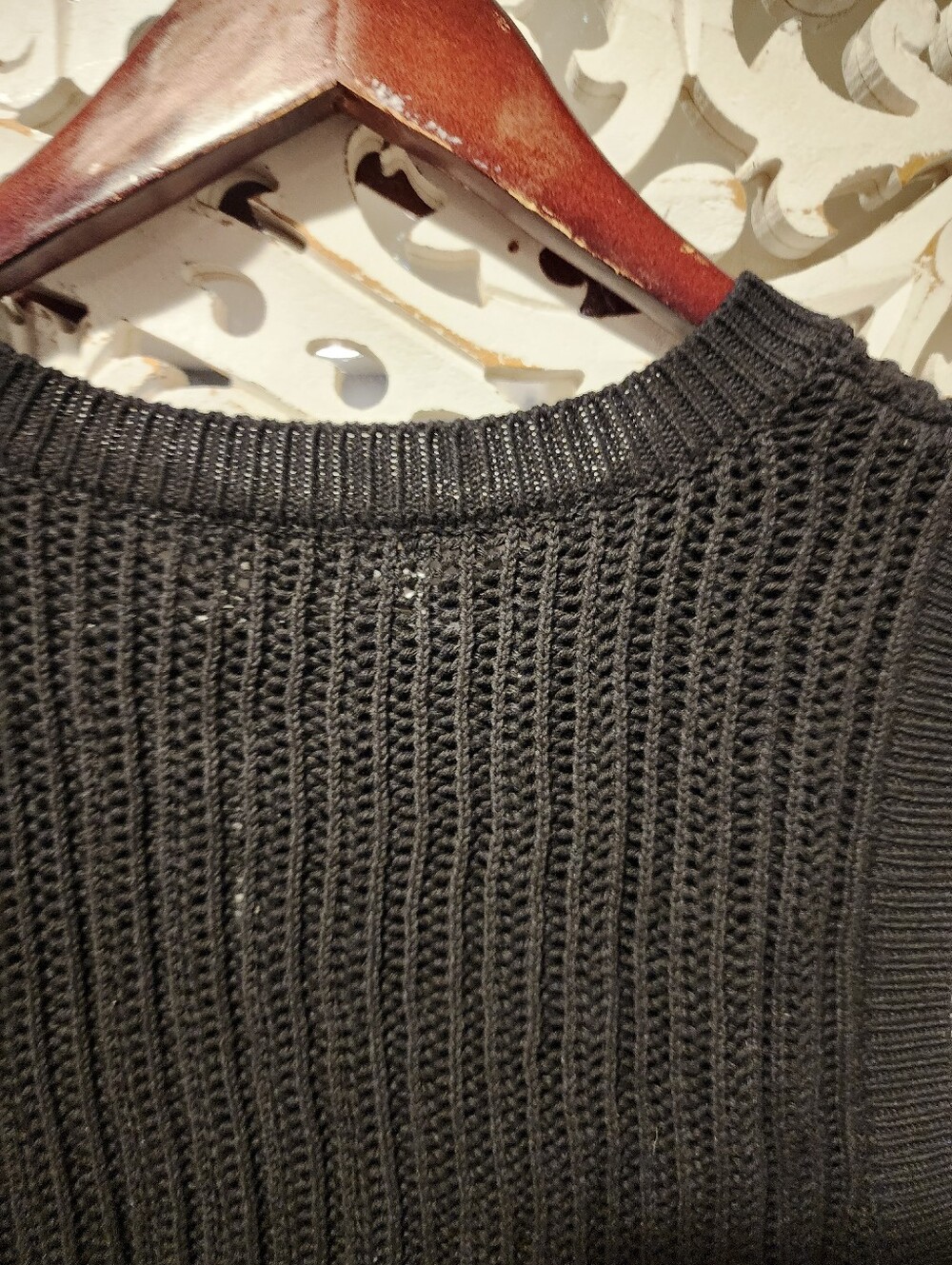 ZARA KNITTED HIFG NECK VEST IN BLACK NWT SIZE L/XL - Picture 14 of 16